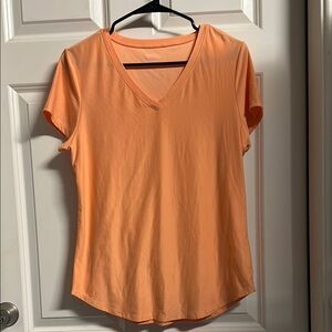 V-Neck Peach Top